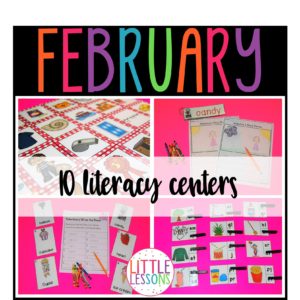 February Literacy Centers