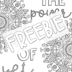 Growth Mindset Coloring Pages FREEBIE